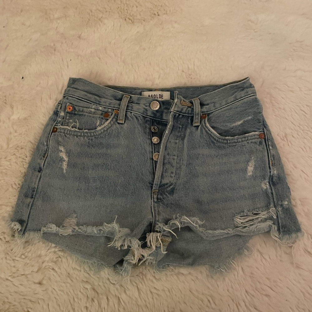 Agolde denim shorts